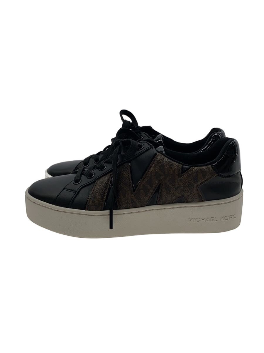 【中古】MICHAEL KORS◆ローカットスニーカー/--/BLK/5.5M/黒いこと//【シューズ】