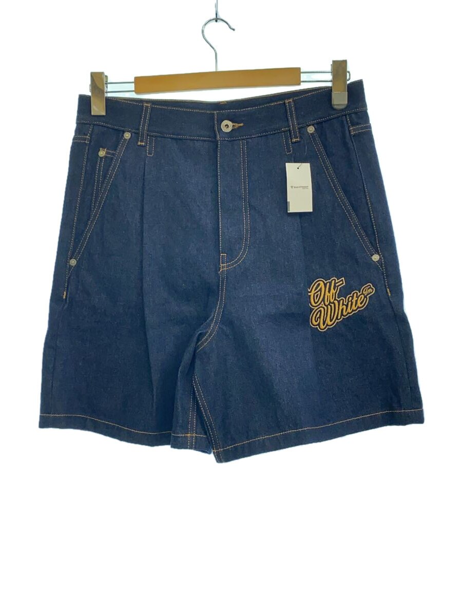 【中古】OFF-WHITE◆24SS/Bermuda Shorts/遊撃手ズボン下/30/ジーンズ/IDG/OMYC021S24DEN002//【メンズウェア】