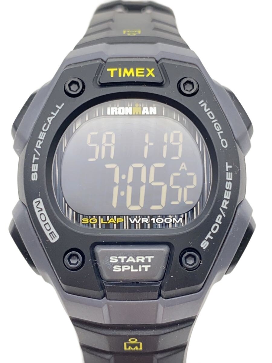 【中古】TIMEX◆石英ウォッチ/デジタル/BLK/BLK/tw5m18700【服飾雑貨他】