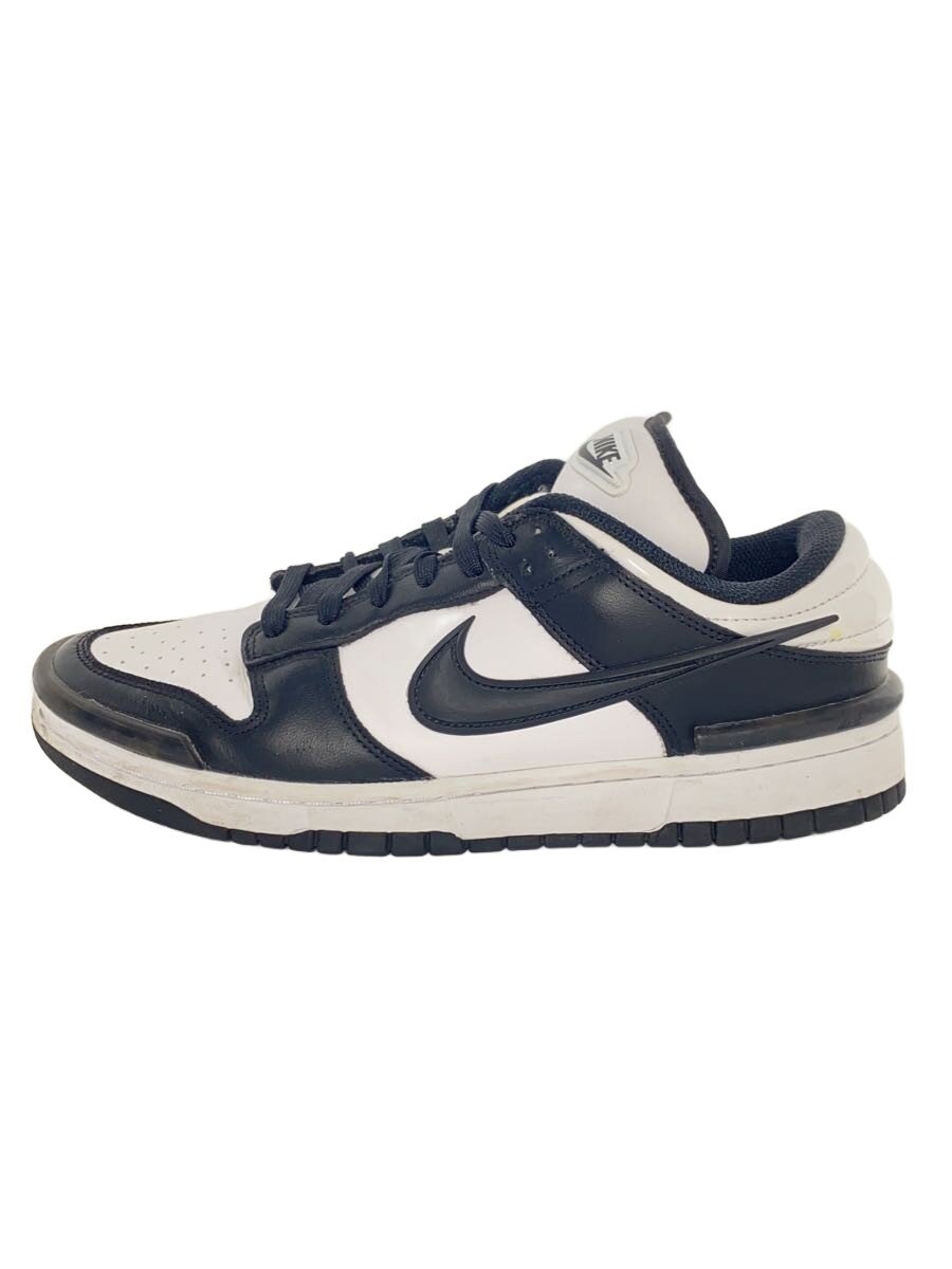 【中古】NIKE◆DUNK LOW TWIST_ダンク 置き目 捻じれ/27.5糎/黒いこと/なめし革【シューズ】