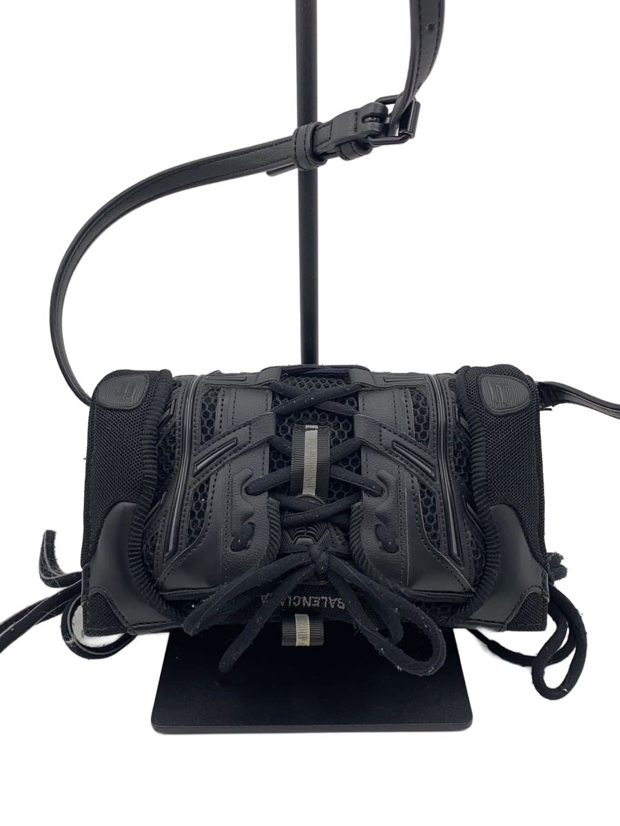 【中古】BALENCIAGA◆ショルダーバッグ/--/BLK/661727【御徒面子】