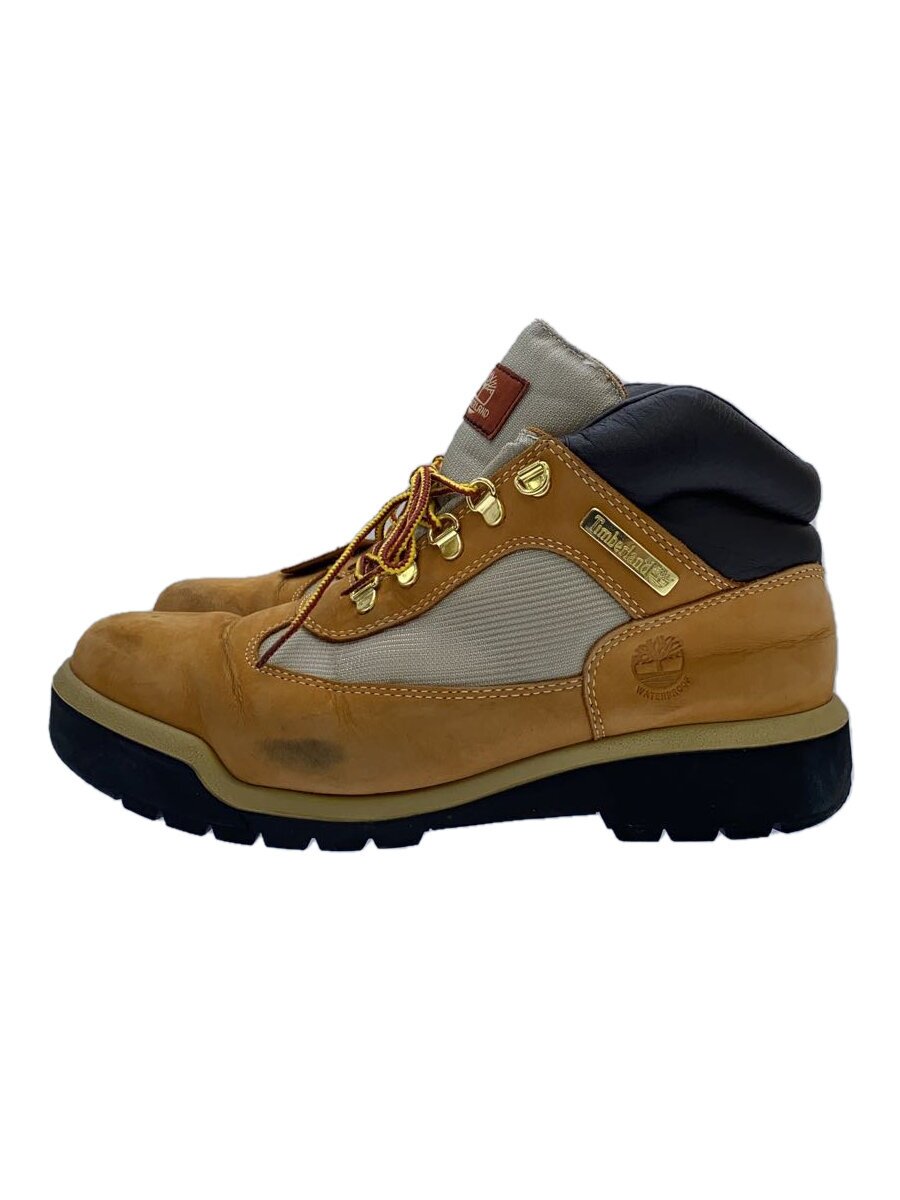 【中古】Timberland◆A18RI/FIELD BOOT F/L WATERPROOF/フィールドファブリックレザーウォータープルーフ/【シューズ】