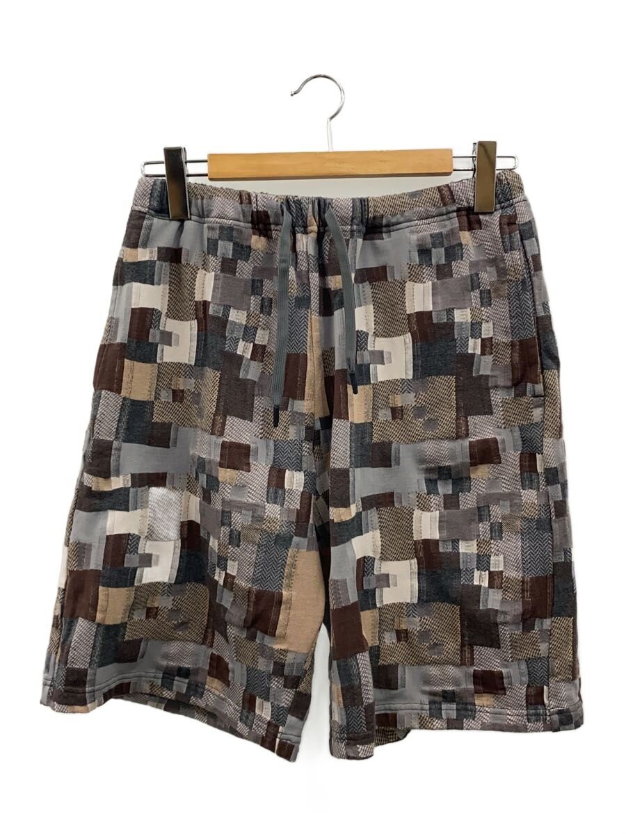 【中古】WHITE MOUNTAINEERING◆24SS/MOSAIC JACQUARD SHORT PANTS/遊撃手ズボン下/1/GRY/総柄/2471537//【メンズウェア】