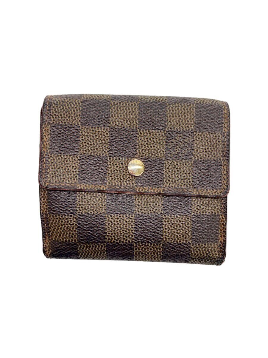 【中古】LOUIS VUITTON◆ポルト・モネ・ビエ・カルト・クレディ_ダミエ・エベヌ_BRW/PVC/BRW/レディース【服飾雑貨他】｜2ｎｄ STREET 店