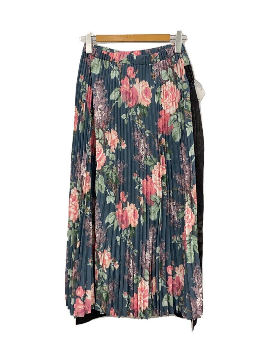 【中古】JUNYA WATANABE COMME des GARCONS◆Wネ-ム/下つ方/M/綿織物/マルチ色合い/JN-P109/お花刷り上げる【レディース御召しもの】