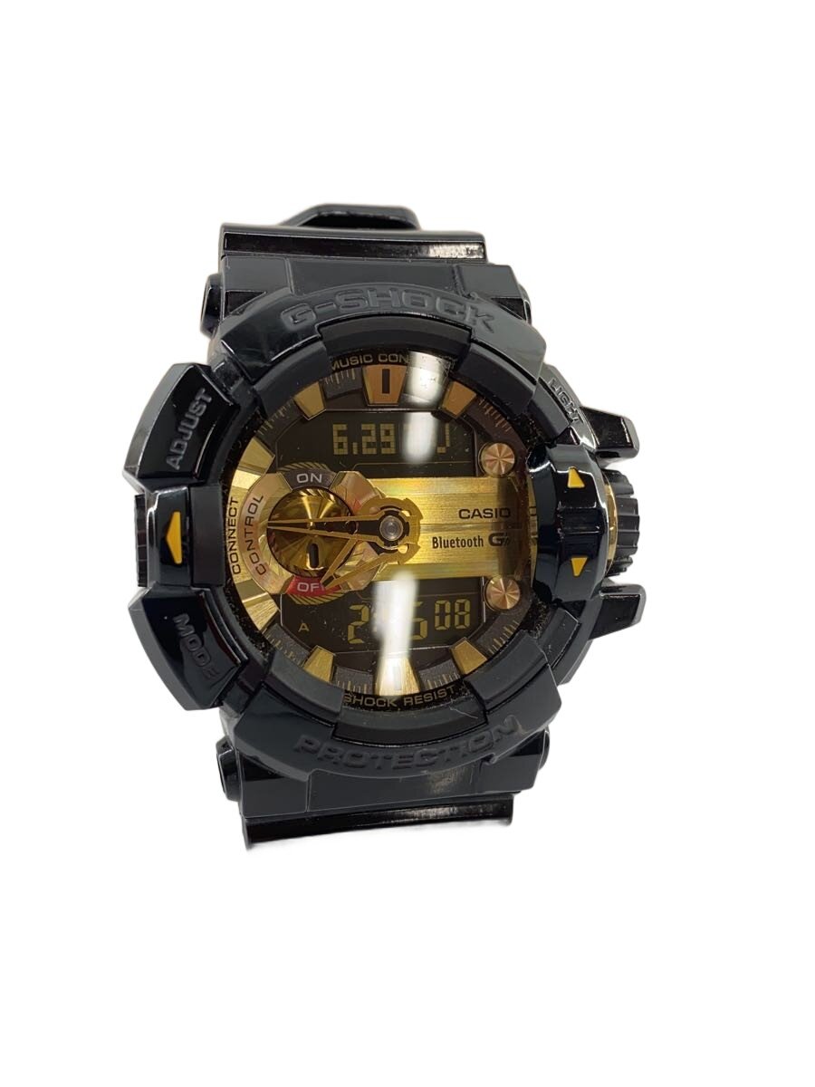 【中古】CASIO◆石英ウォッチ・G-SHOCK/デジアナ/GLD【服飾雑貨他】