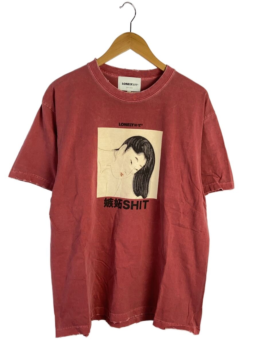 【中古】LONELY理論の道筋◆プルオーバー/L/綿織物/RED【メンズウェア】