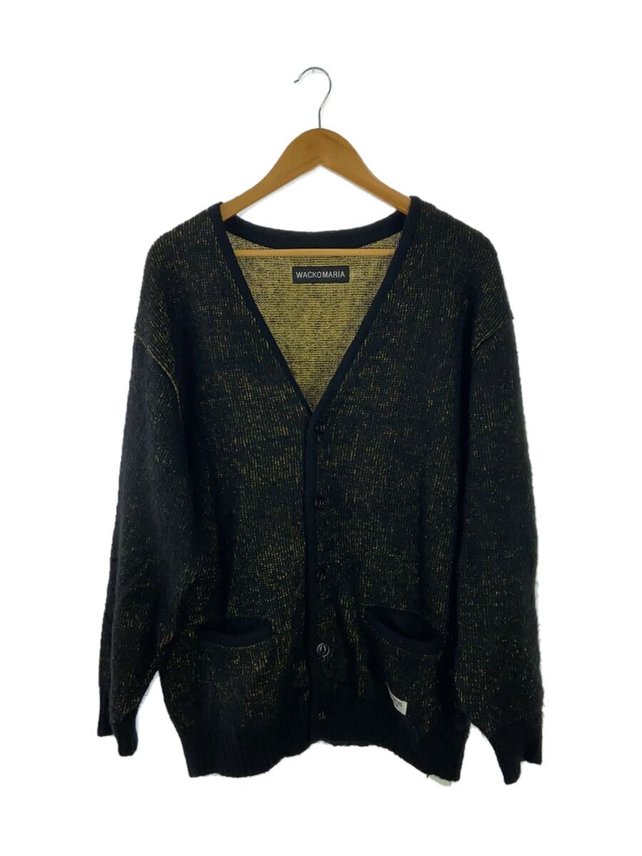 【中古】WACKO MARIA◆ジレー(朦々たる)/L/モヘヤ/BLK/無地/24AW//【メンズウェア】