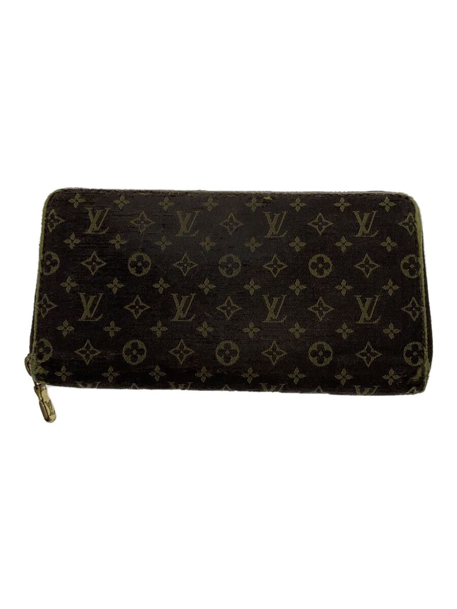 【中古】LOUIS VUITTON◆ジッピー・ウォレット_モノグラム・イディール_BLK/帆布/BLK/メンズ【服飾雑貨他】
