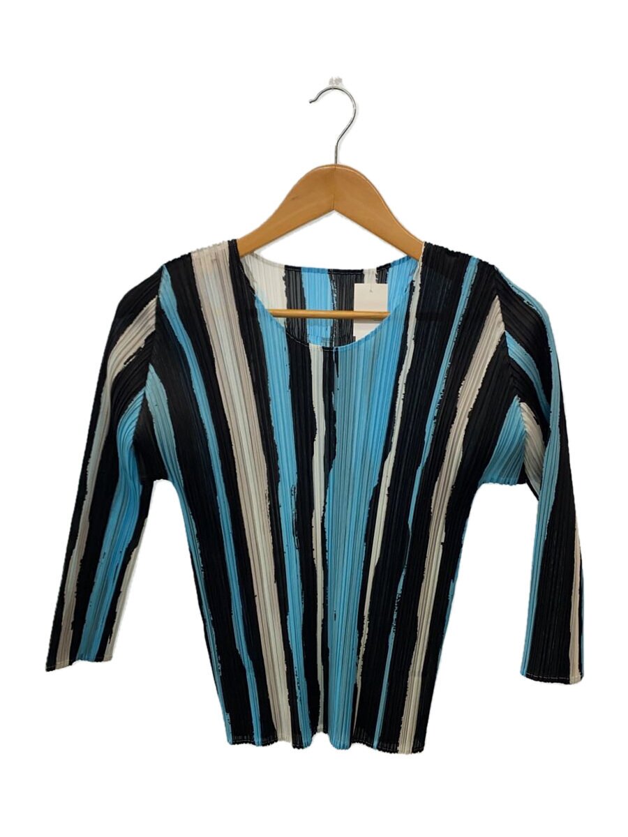 【中古】PLEATS PLEASE ISSEY MIYAKE◆長袖カットソー/ポリエステル/マルチカラー/総柄/PP01-JK574【レディースウェア】|2nd STREET 店