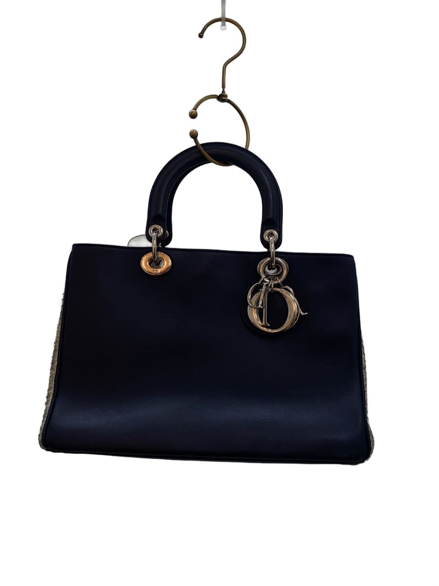 【中古】Christian Dior◆トートバッグ/なめし革/米国海軍/無地【御徒面子】