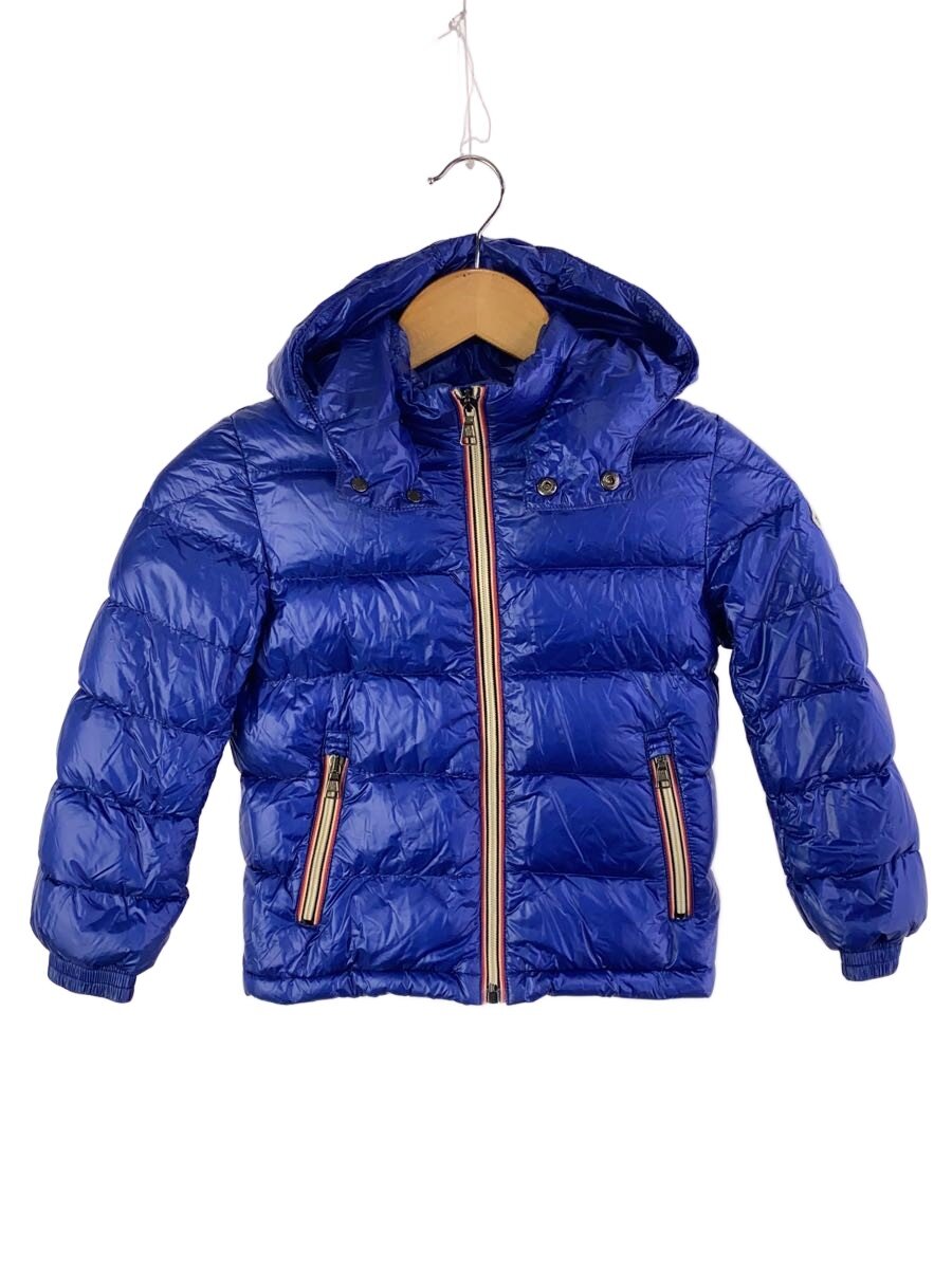 【中古】MONCLER◆上衣/--/ポリエステル/BLU/無地//【キッズ】