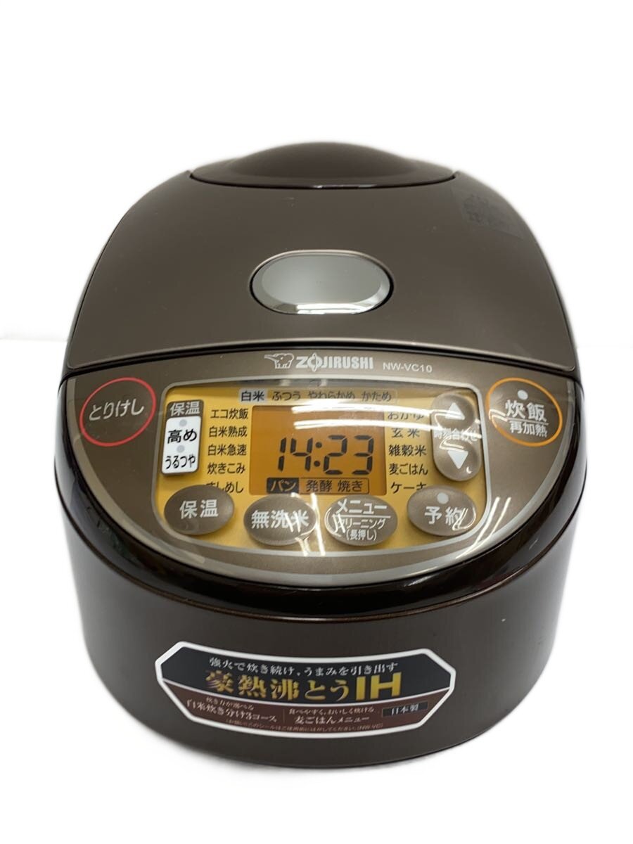 【中古】ZOJIRUSHI◆炊飯器 NW-VC10-TA【家電・ビジュアル・オーディオ】