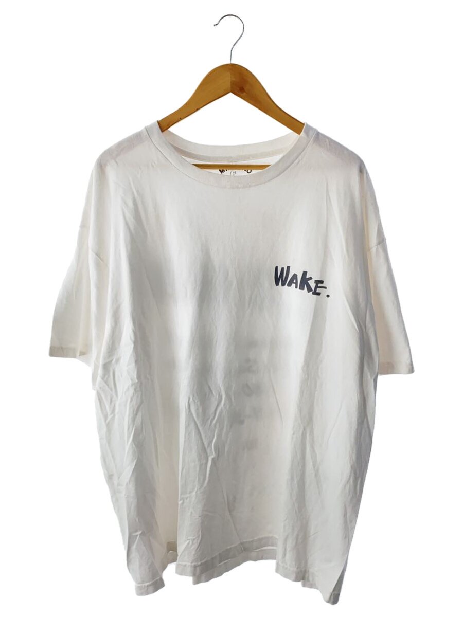 【中古】MINNANO/wake sapporo ごま太郎/プルオーバー/綿織物/WHT//【メンズウェア】