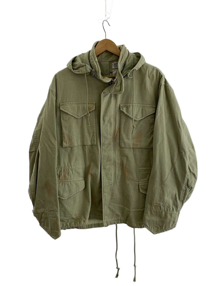 【中古】DAIRIKU◆22AW/上衣/L/綿織物/GRN/無地/22-011-319-0016-3-0【メンズウェア】