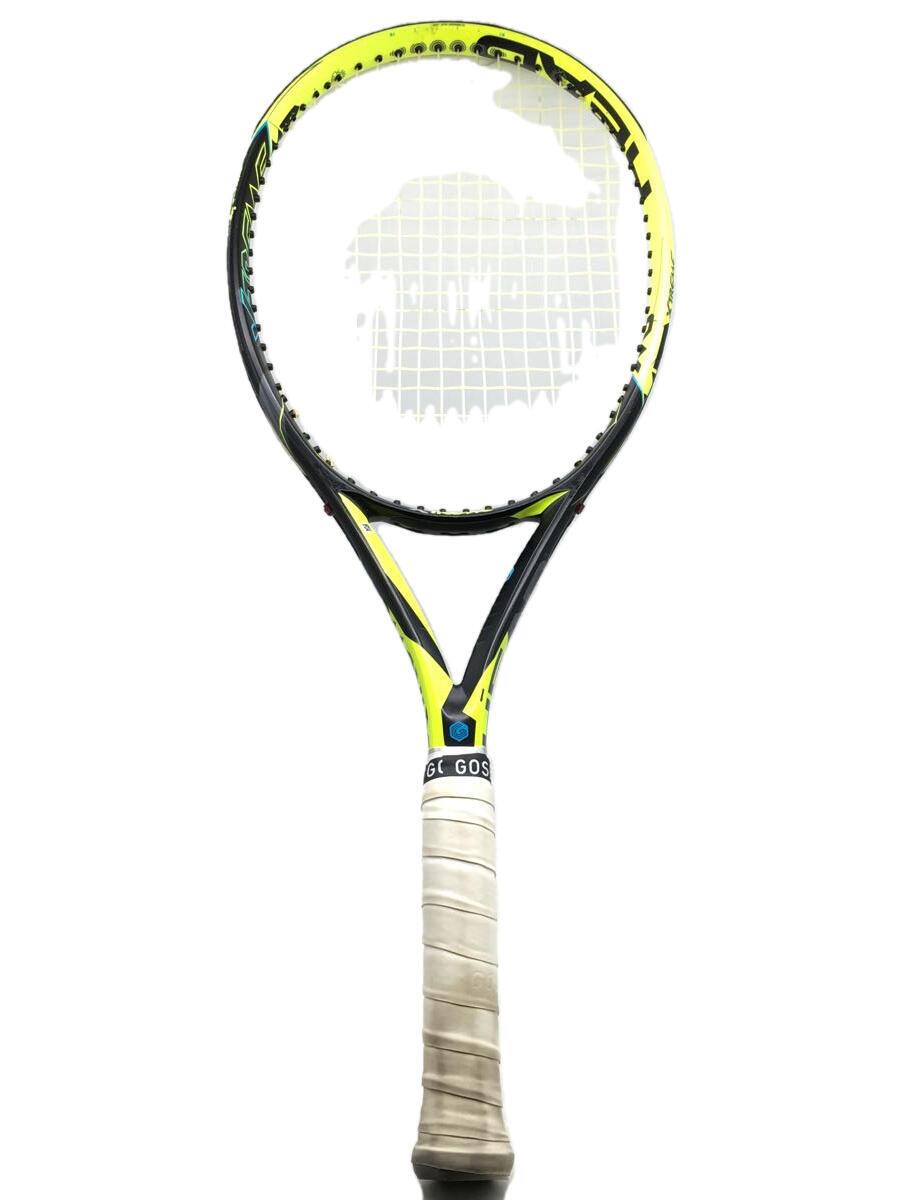 【中古】THE FLAT HEAD◆テニスラケット/軟式ラケット/YLW/EXTREME MP/塗装ハゲあり【スポーツ】