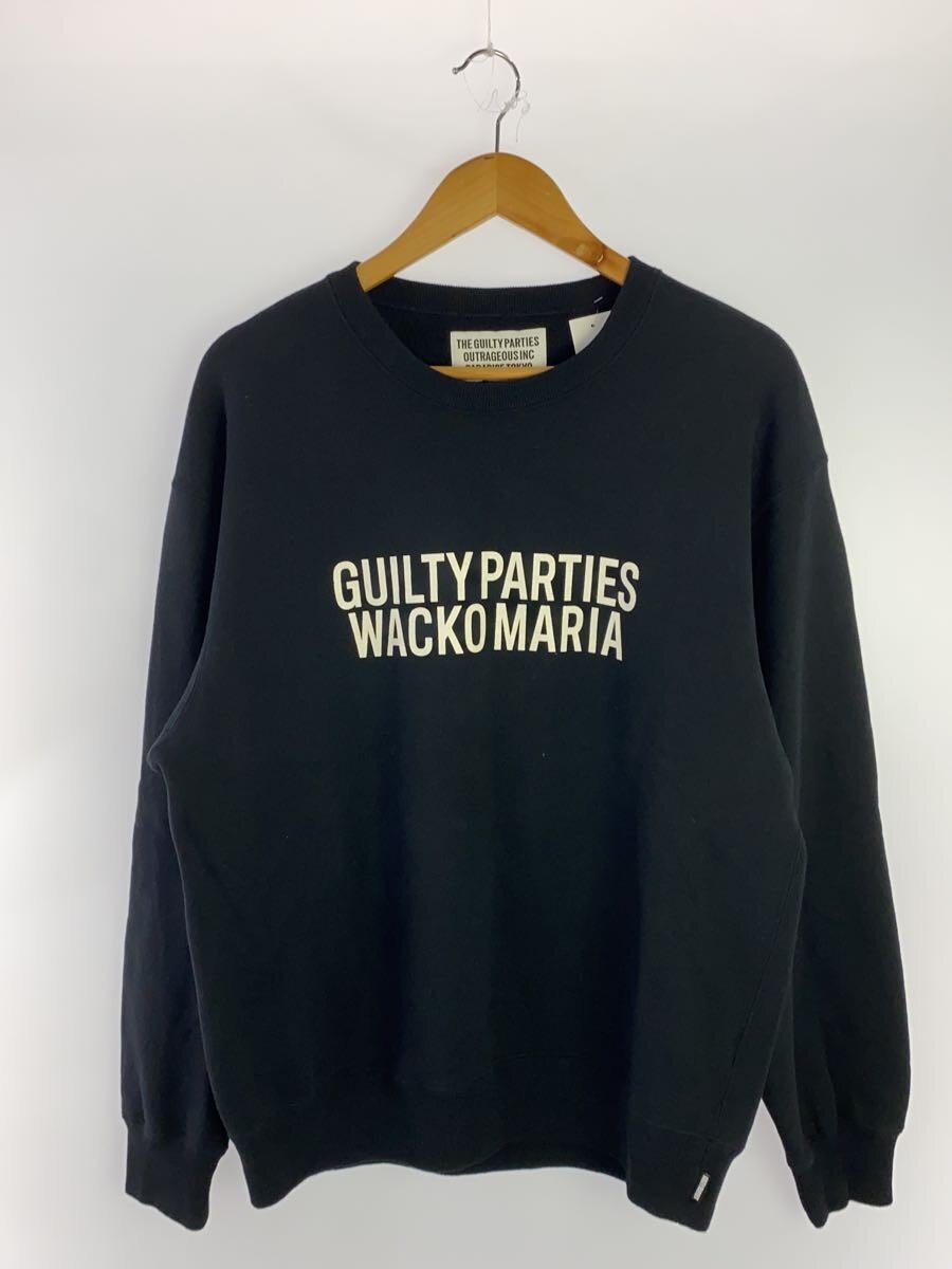 【中古】WACKO MARIA◆汗水/M/綿織物/BLK【メンズウェア】