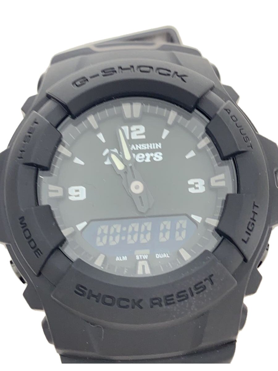 【中古】CASIO◆石英ウオッチ/デジアナ/天然ゴム/BLK/BLK/G-100【服飾雑貨他】