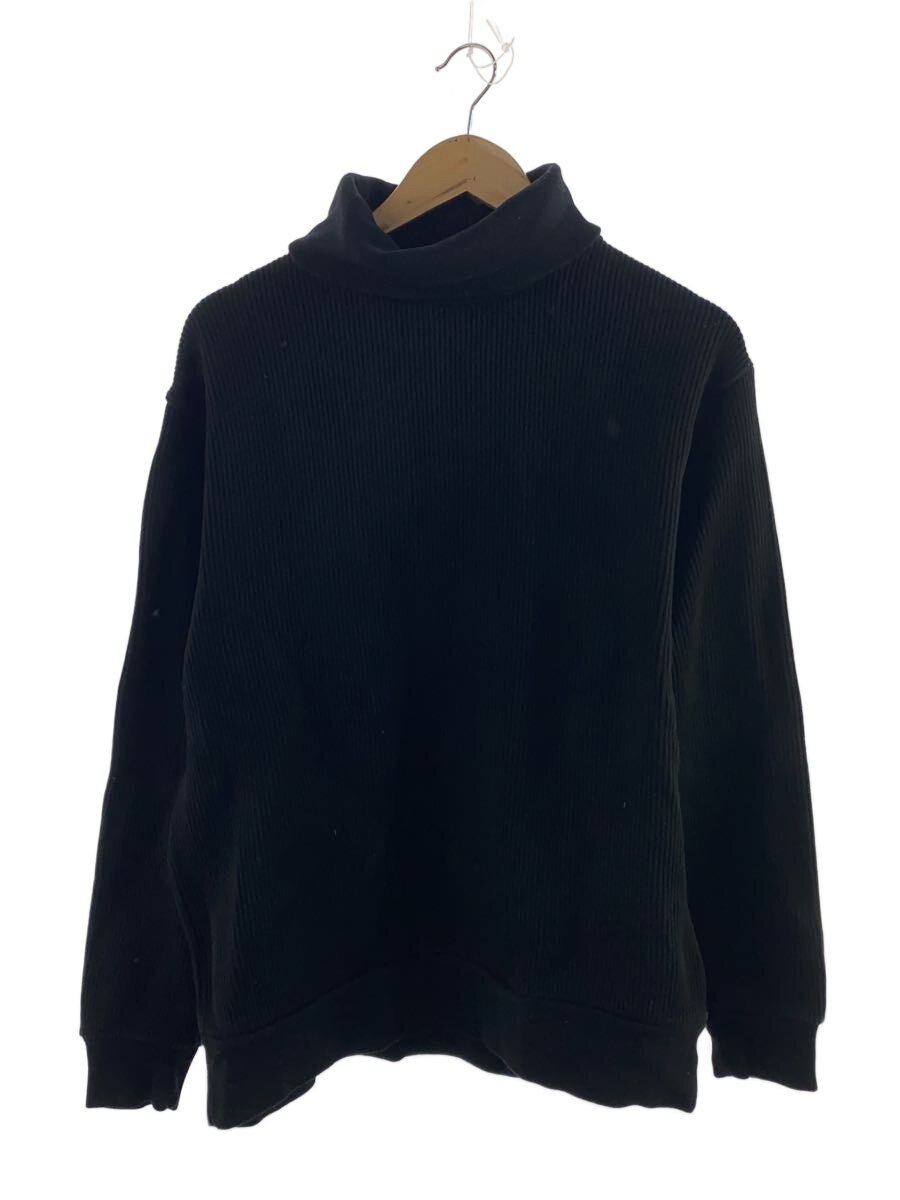 【中古】BLURHMS◆編み物・スウェーター(朦々たる)/--/綿織物/BLK/無地/BHS-18AW026【レディースお召しもの】