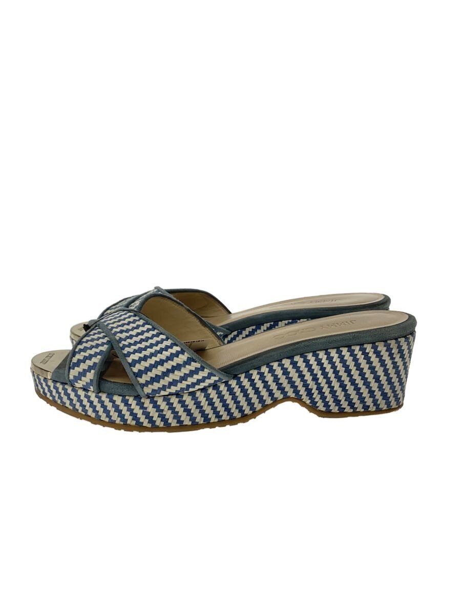 【中古】JIMMY CHOO◆当てはめる感有/サンダル/38/BLU【シューズ】