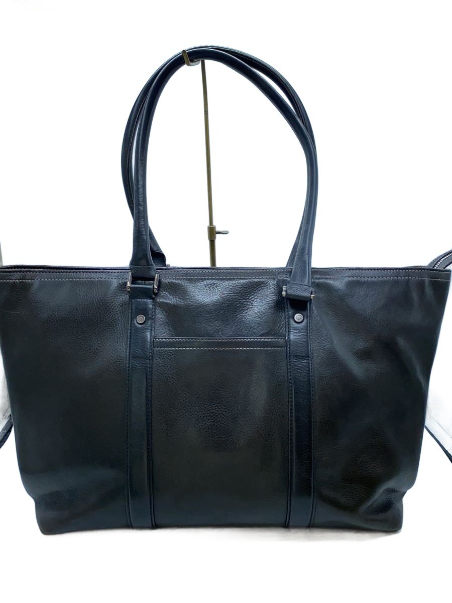【中古】COCOMEISTER◆マットーネガブリエルトートバッグ/なめし革/BLKブリーフ入れもの/商行為御徒面子【御徒面子】
