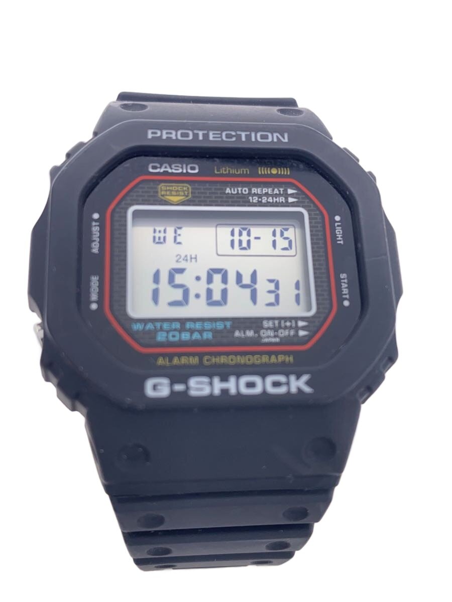 【中古】CASIO◆クォーツ腕時計_G-SHOCK/アナログ/ラバー/BLK【服飾雑貨他】｜2ｎｄ STREET 店