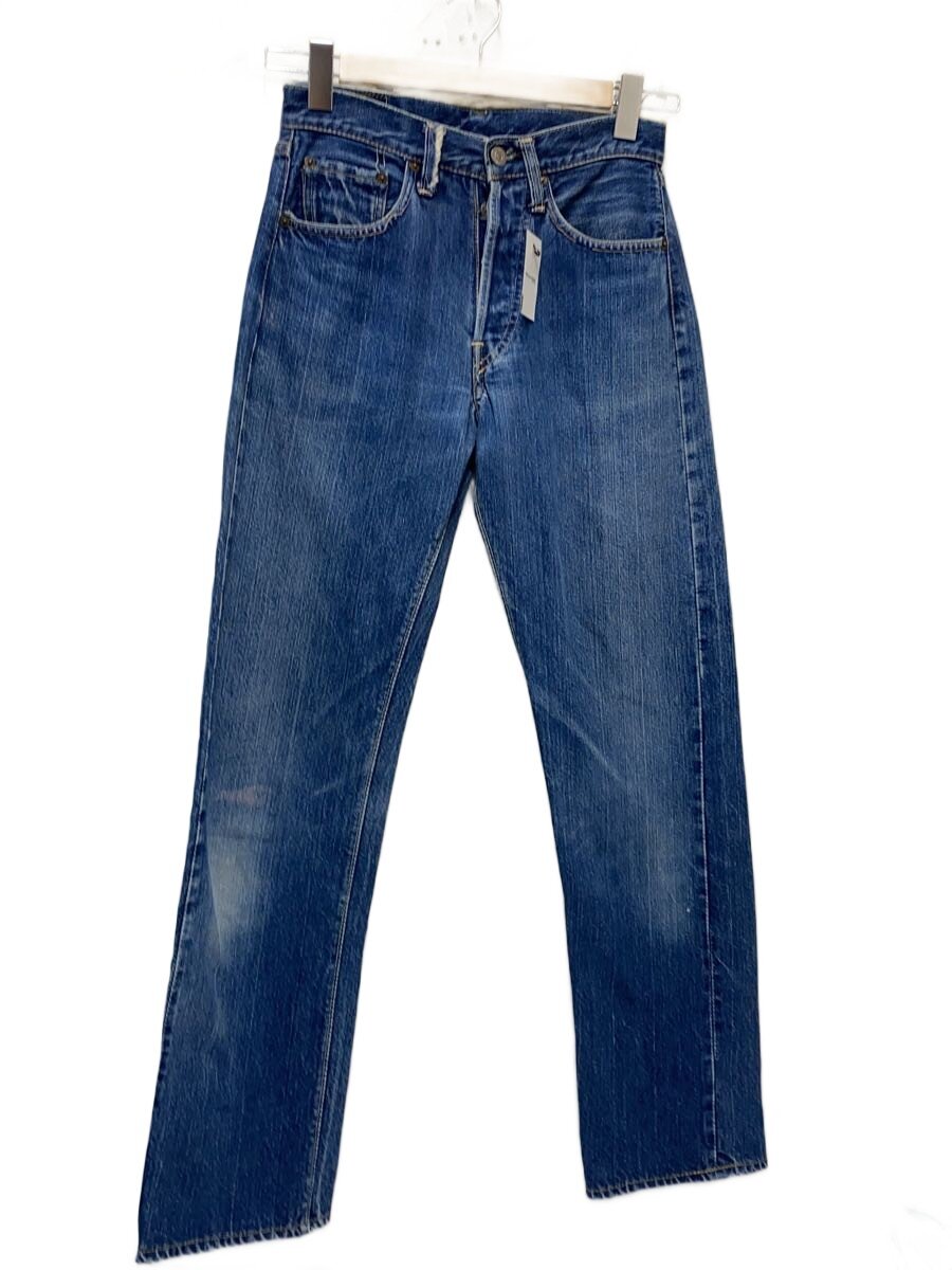 【中古】Levi’s◆67年/501ダブル名まえ/名取り草裏6/隠しシングル/下つ方/--/ジーンズ/IDG/足長R【メンズウェア】