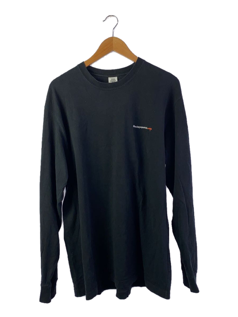 【中古】THE BLACK EYE PATCH◆長袖プルオーバー/XL/綿織物/BLK【メンズウェア】