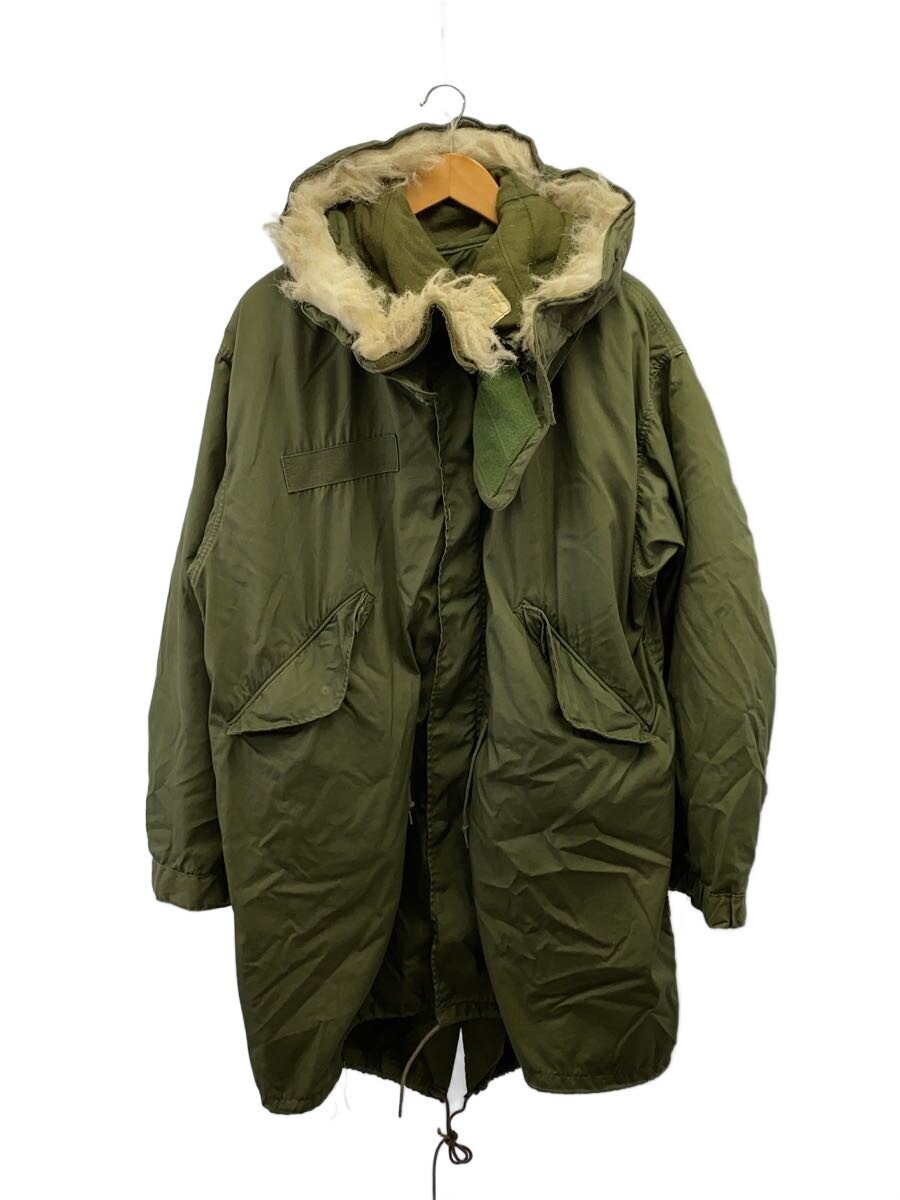 【中古】US.ARMY◆M65/80s/モッズコート/S/綿織物/GRN/無地//【メンズウェア】