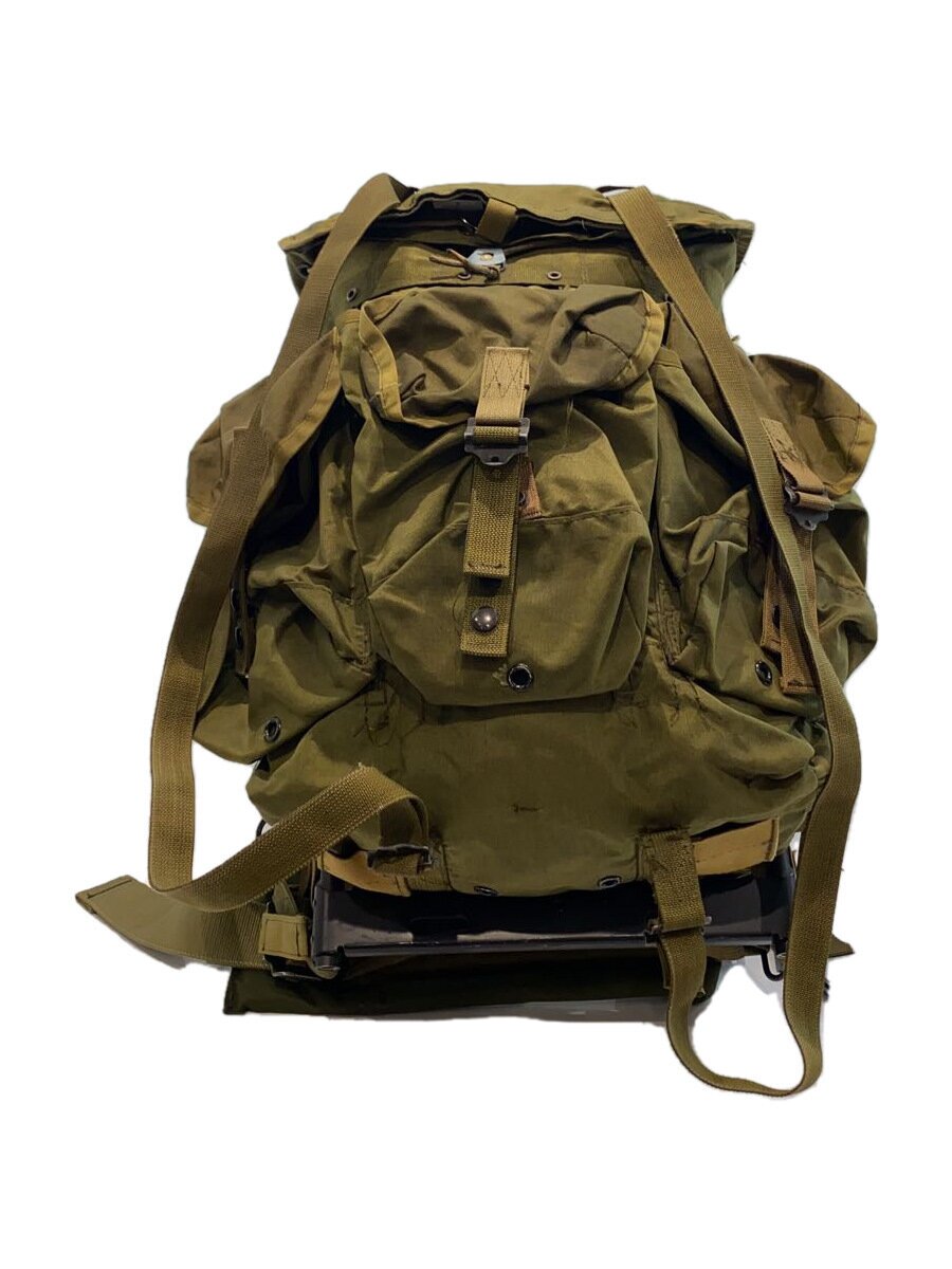 【中古】MILITARY◆背嚢/--/KHK/無地/68年製【御徒面子】