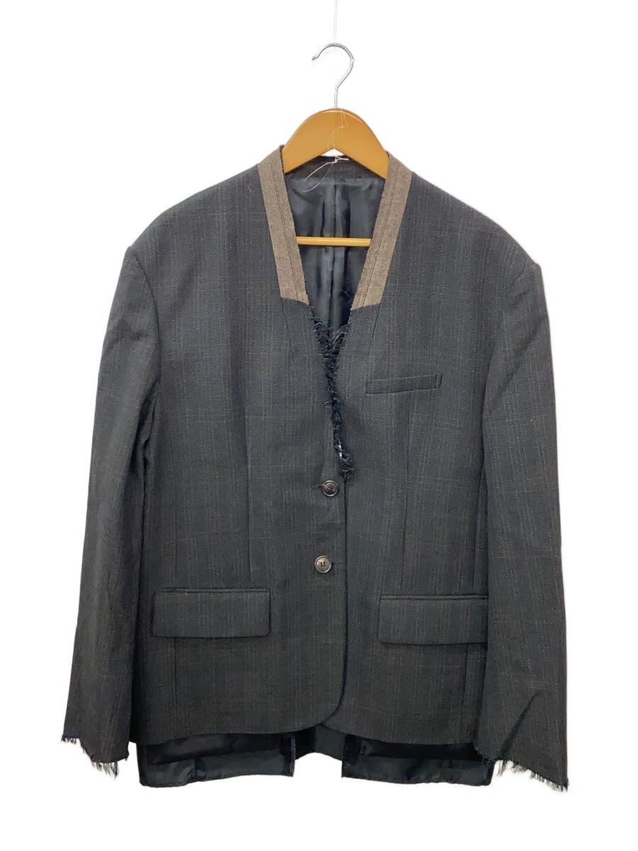 【中古】IRENE◆テーラードジャケット/36/ウール/GRY/チェック/25A84001【レディースウェア】｜2ｎｄ STREET 店