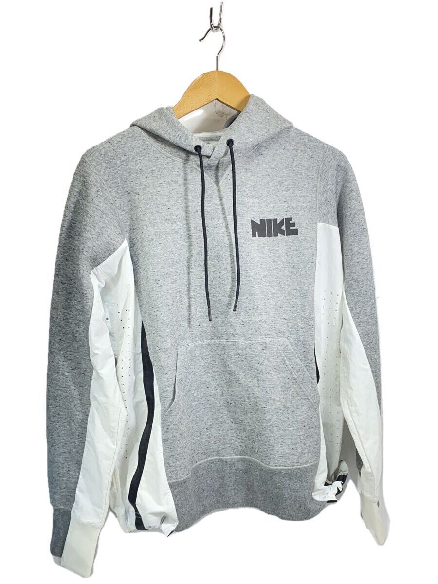 【中古】NIKE◆パーカー/S/綿織物/GRY/CZ4695-063/NRG HOODIE【レディース御召しもの】