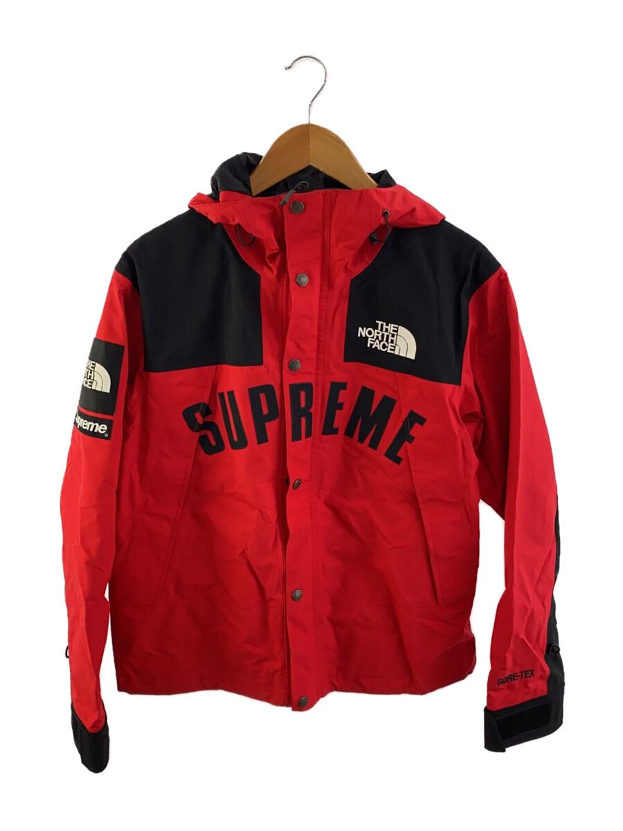 【中古】Supreme◆19SS/Arc Logo Mountain Parka/マウンテンパーカ/S/ナイロン/RED/NP11901I【メンズウェア】