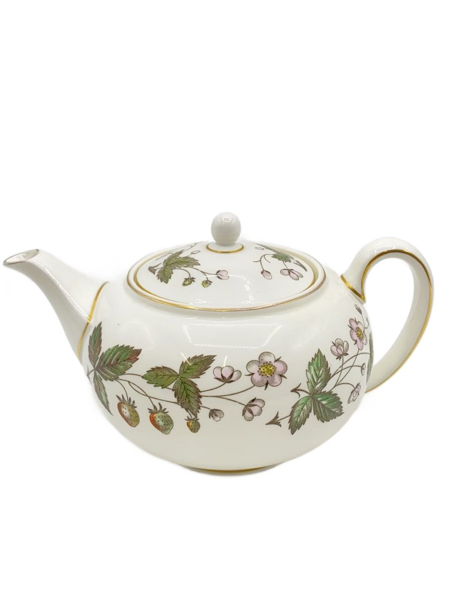 【中古】WEDGWOOD◆ティーポット/WHT/オランダ苺吸血鬼【勝手もと装置】