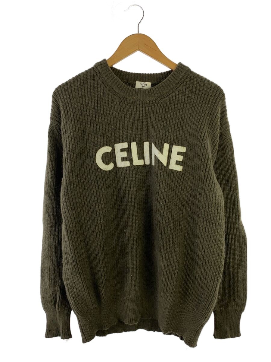 【中古】CELINE◆ニット・セーター(厚手)/S/ウール/KHK/2A19R205O【メンズウェア】｜2ｎｄ STREET 店