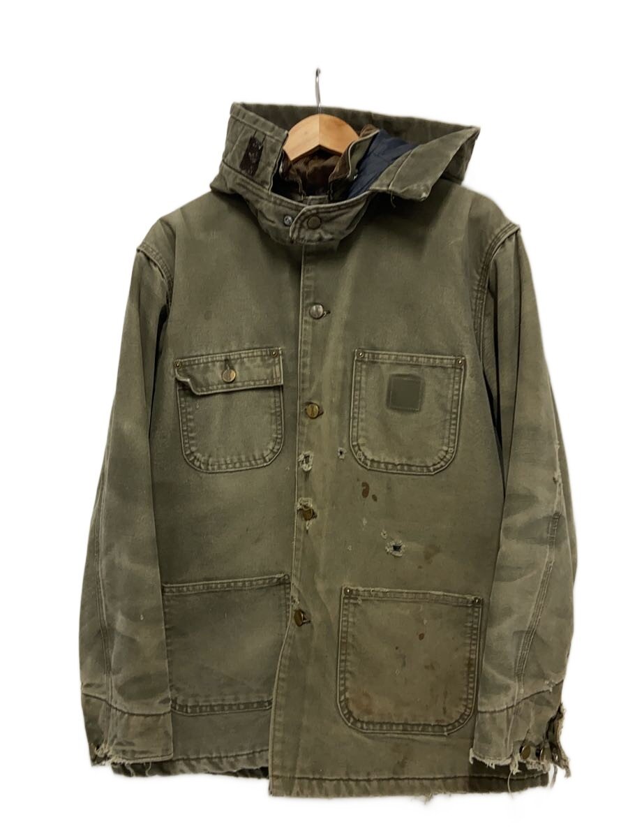 【中古】Carhartt◆USA製/襤褸/ボロ/チョアコート/モスグリーン/雰囲気GOOD/M/コットン/KHK/無地【メンズウェア】｜2ｎｄ STREET 店