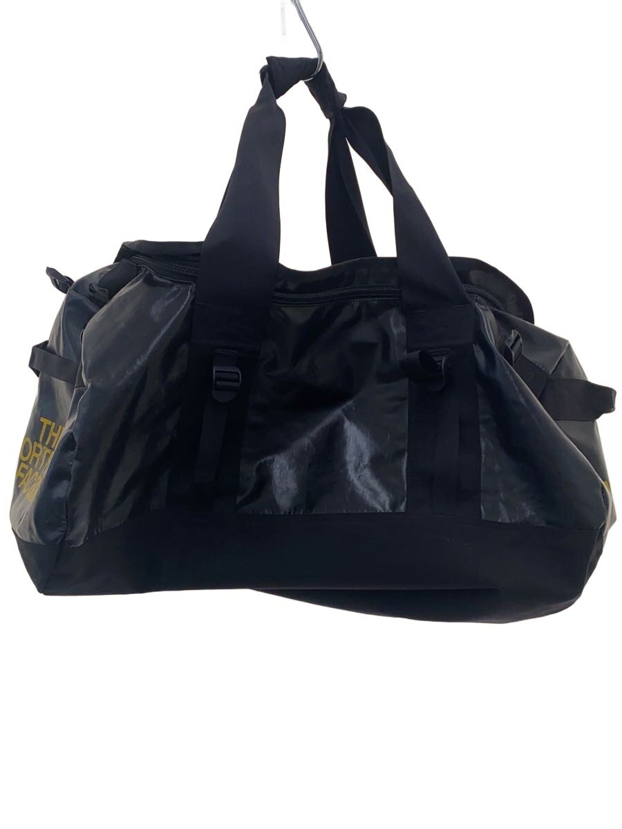 【中古】THE NORTH FACE◆ボストンバッグ/PVC/BLK/無地【御徒面子】