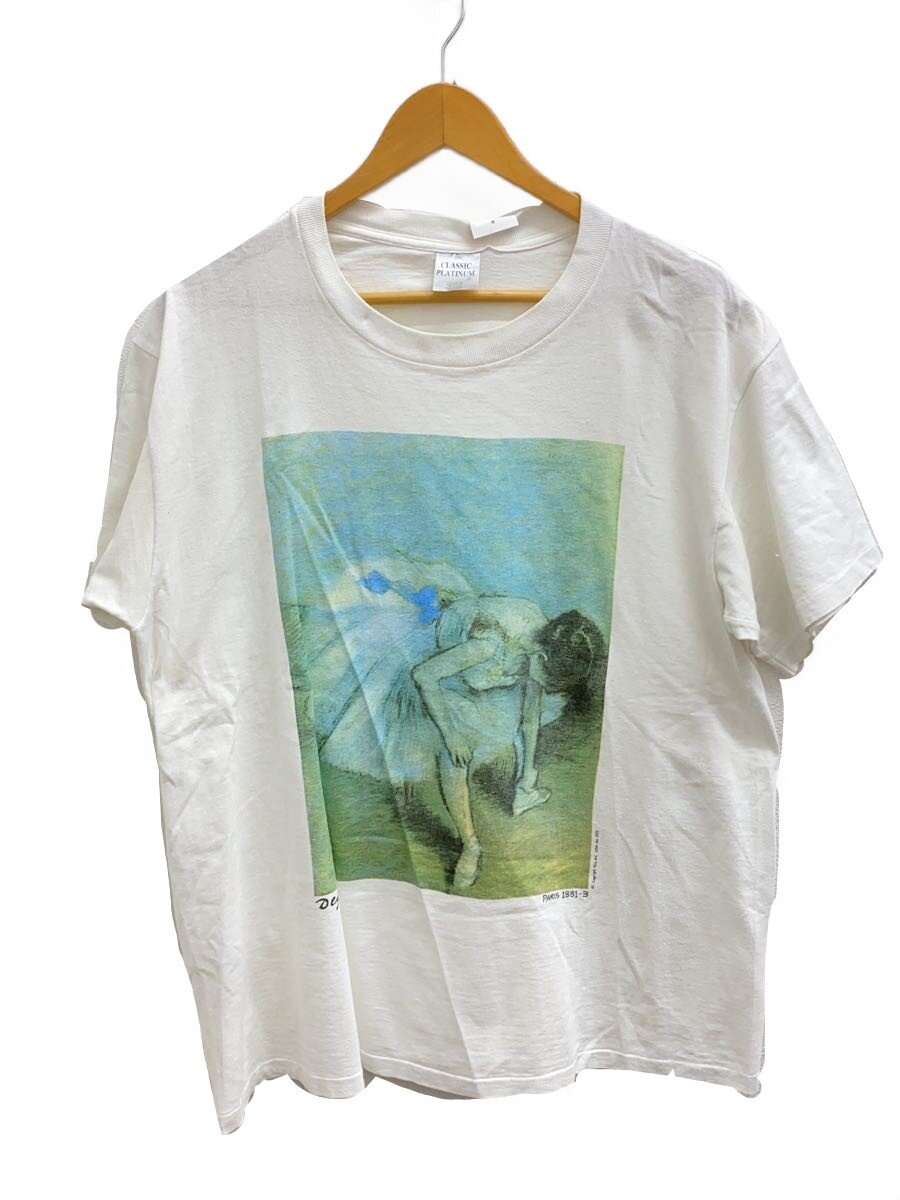 【中古】90s/エドガー・ドガ バレリーナ/XL/コットン/WHT/プリント【メンズウェア】|2nd STREET 店