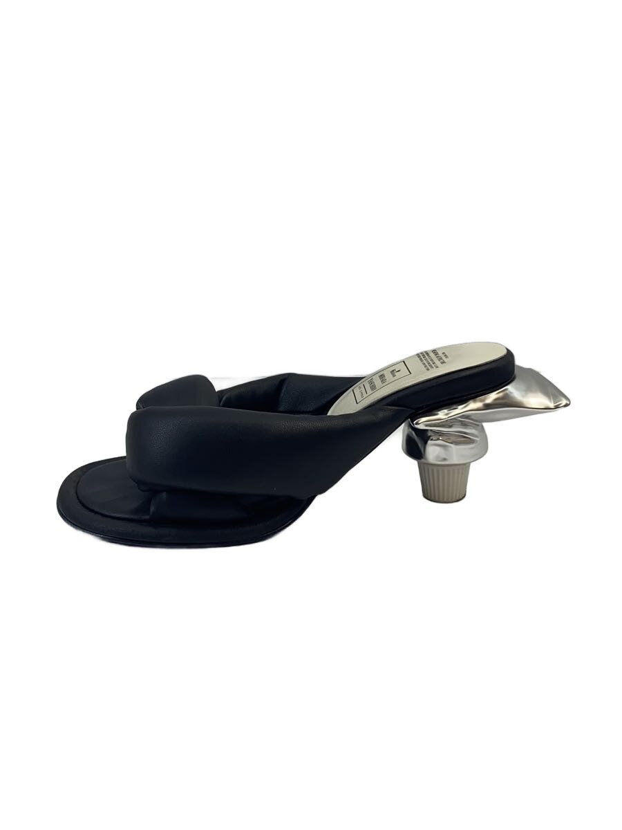 【中古】MIHARA YASUHIRO◆Toothpaste Heel Puffer Sandals/サンダル/36/BLK/B14FW707【シューズ】|2nd STREET 店