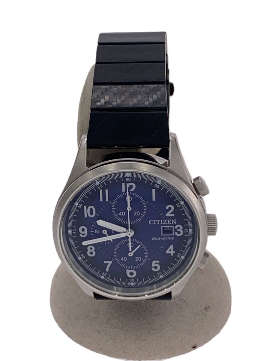 【中古】CITIZEN◆石英ウオッチ/アナログ/ステンレス鋼/BLK/SS/B612-R007661 シ【服飾雑貨他】