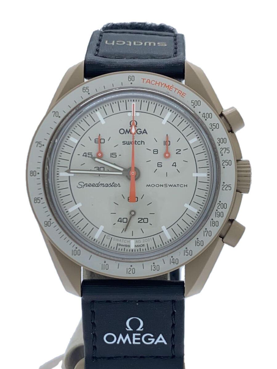 【中古】SWATCH◆クォーツ腕時計/アナログ/--/BEG/BLK【服飾雑貨他】｜2ｎｄ STREET 店