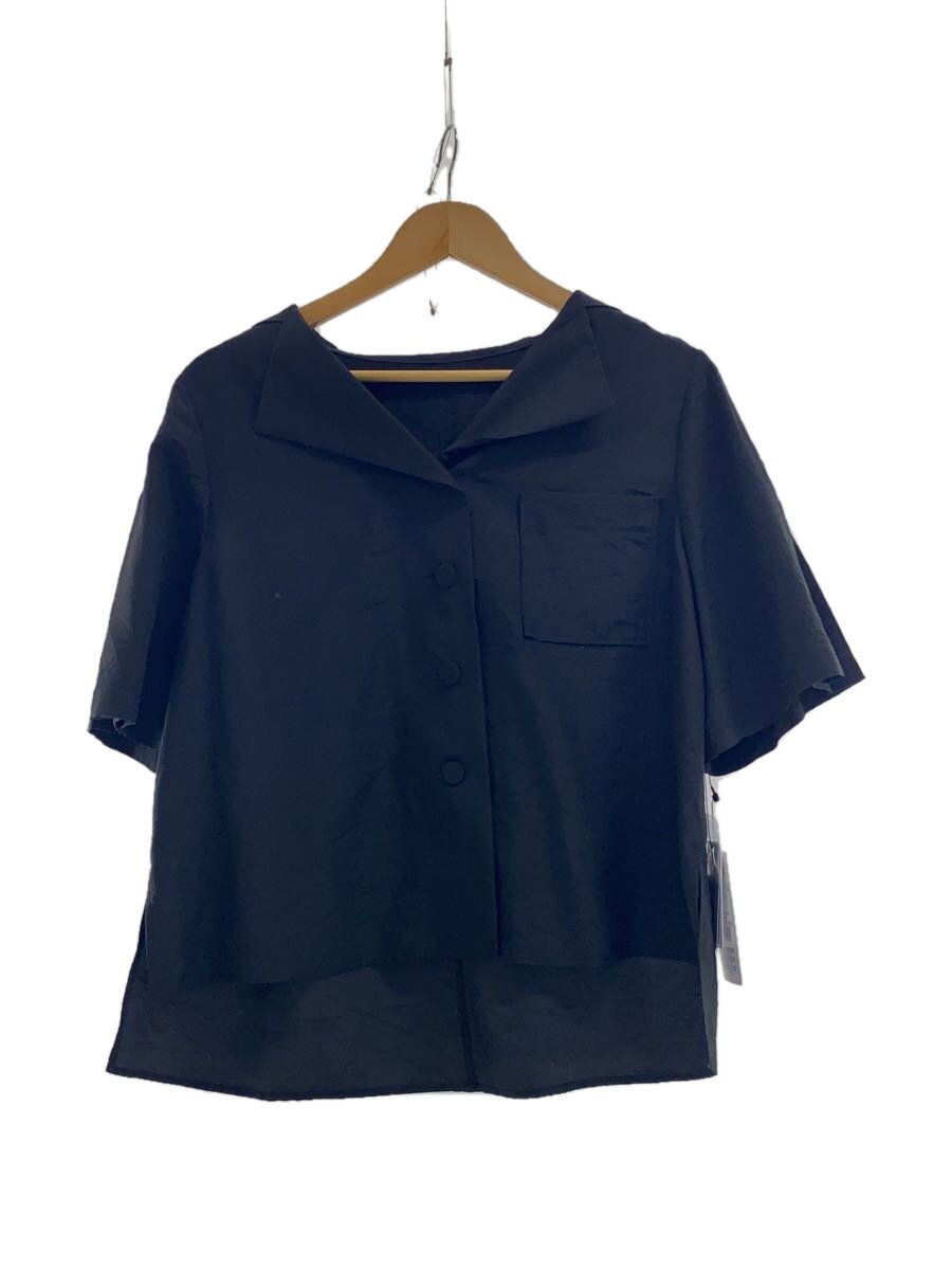 【中古】LANVIN COLLECTION◆半袖プルオーバー/38/--/BLK/2555657【レディース御召しもの】