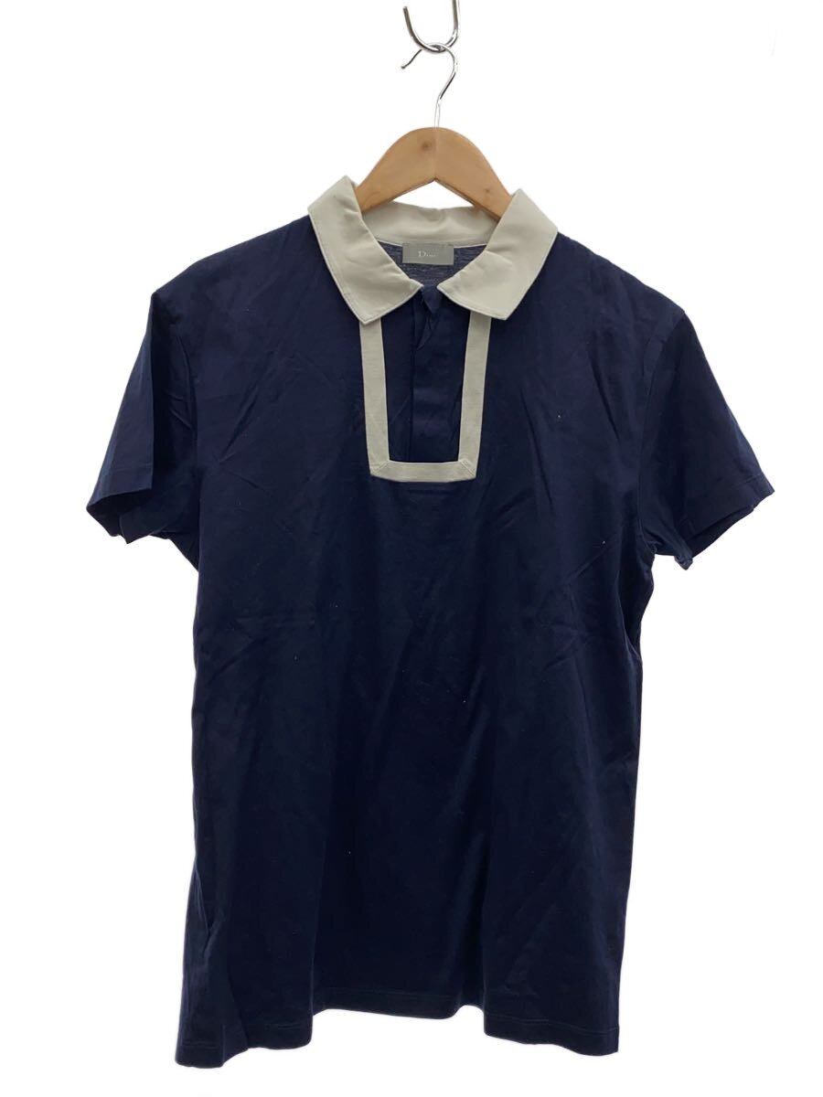 【中古】Dior HOMME◆半袖プルオーバー/--/綿織物/NVY/無地/8E3364310039【メンズウェア】