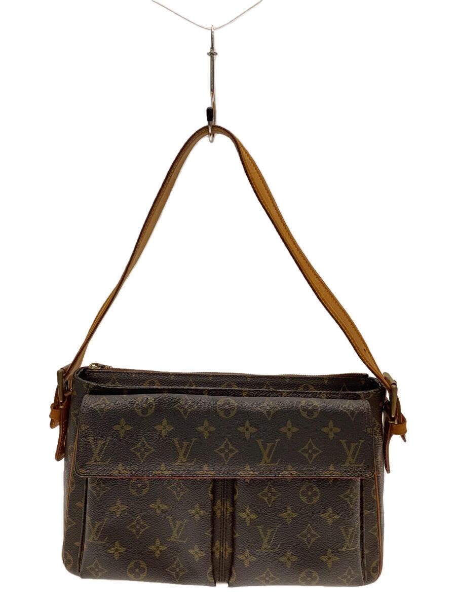 【中古】LOUIS VUITTON◆ヴィバシテGM_モノグラム・キャンバス_BRW/PVC/ブラウン【バッグ】｜2ｎｄ STREET 店