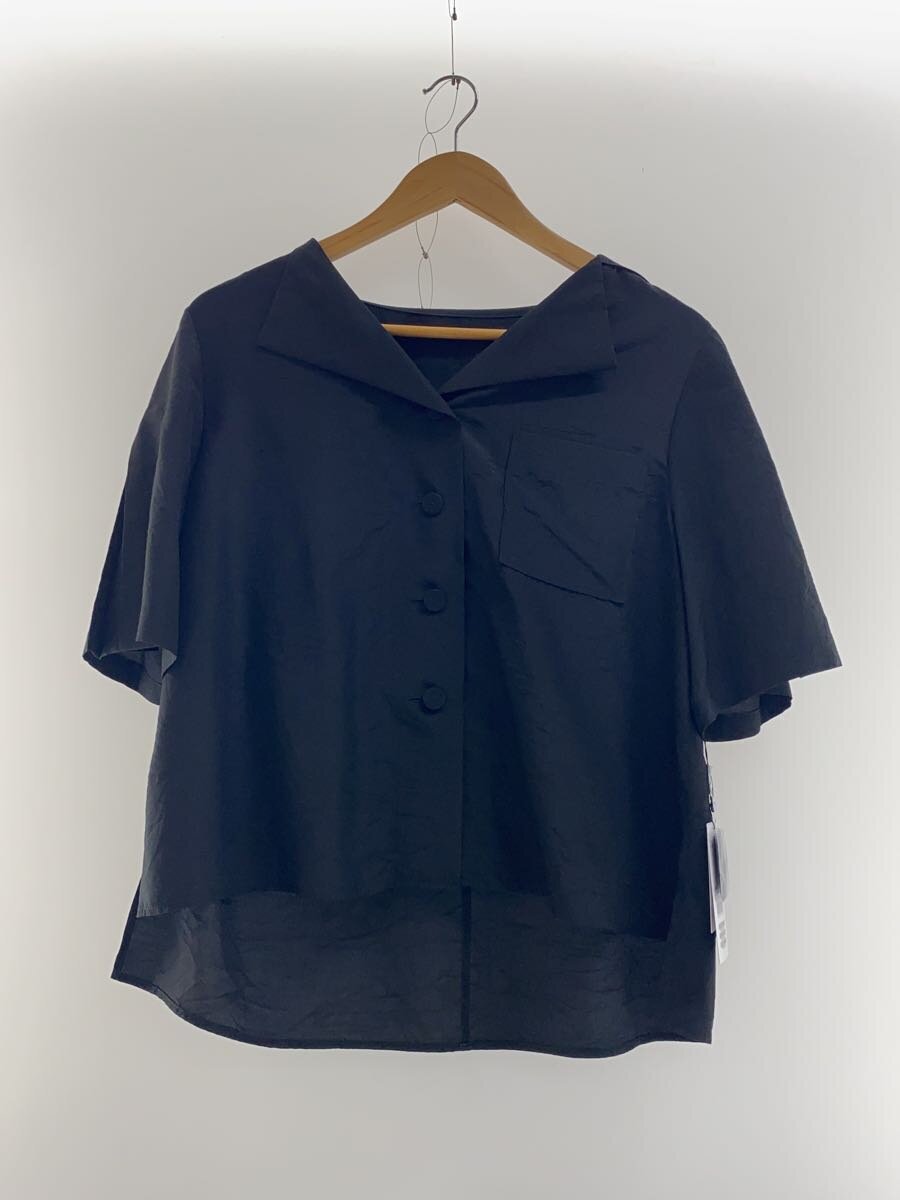【中古】LANVIN COLLECTION◆半袖プルオーバー/38/--/BLK/2555657【レディース御召しもの】