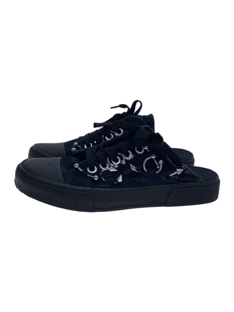 【中古】BALENCIAGA◆MULE DEST PIERCING/ピアスロゴタイプ/サンダル/36/BLK/693952【シューズ】