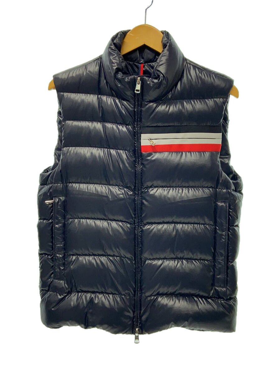 【中古】MONCLER◆PARPAILLON Gilet/落ちこむより良い/2/ナイロン/NVY//【メンズウェア】