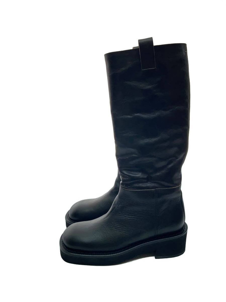 【中古】MM6◆ロングブーツ/38/BLK/レザー/S66WW0065//【シューズ】｜2ｎｄ STREET 店 29,029円