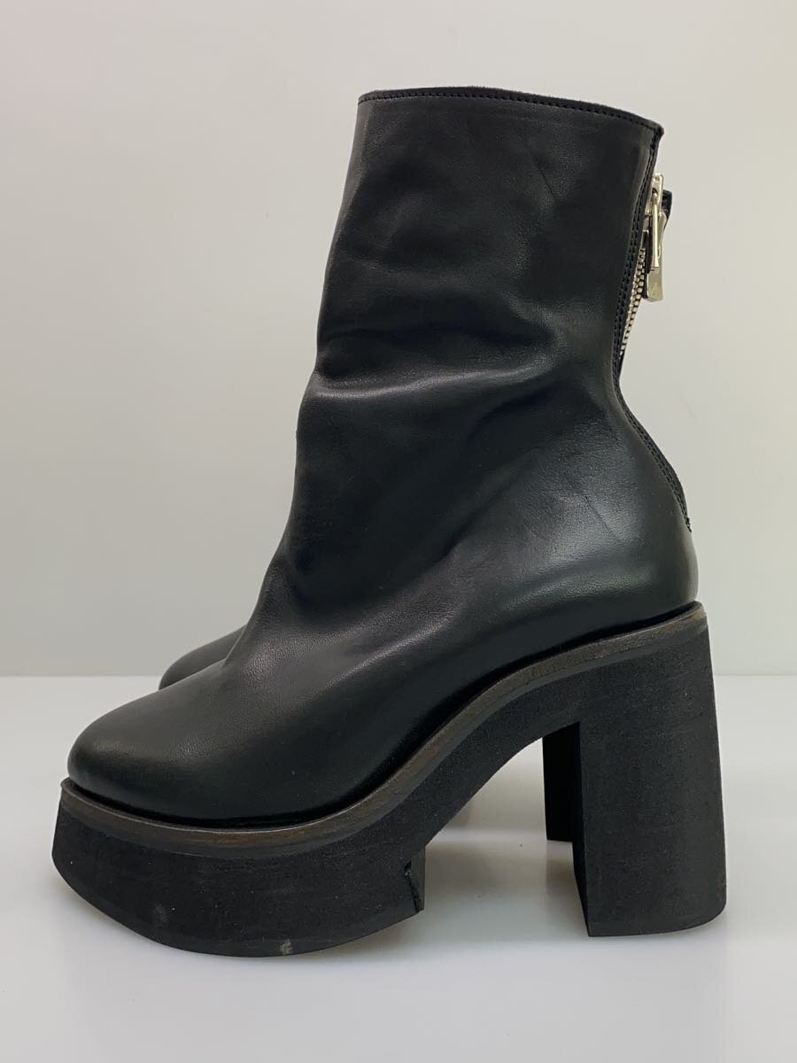 【中古】PORTAILLE/ブーツ/36/BLK/なめし革【シューズ】