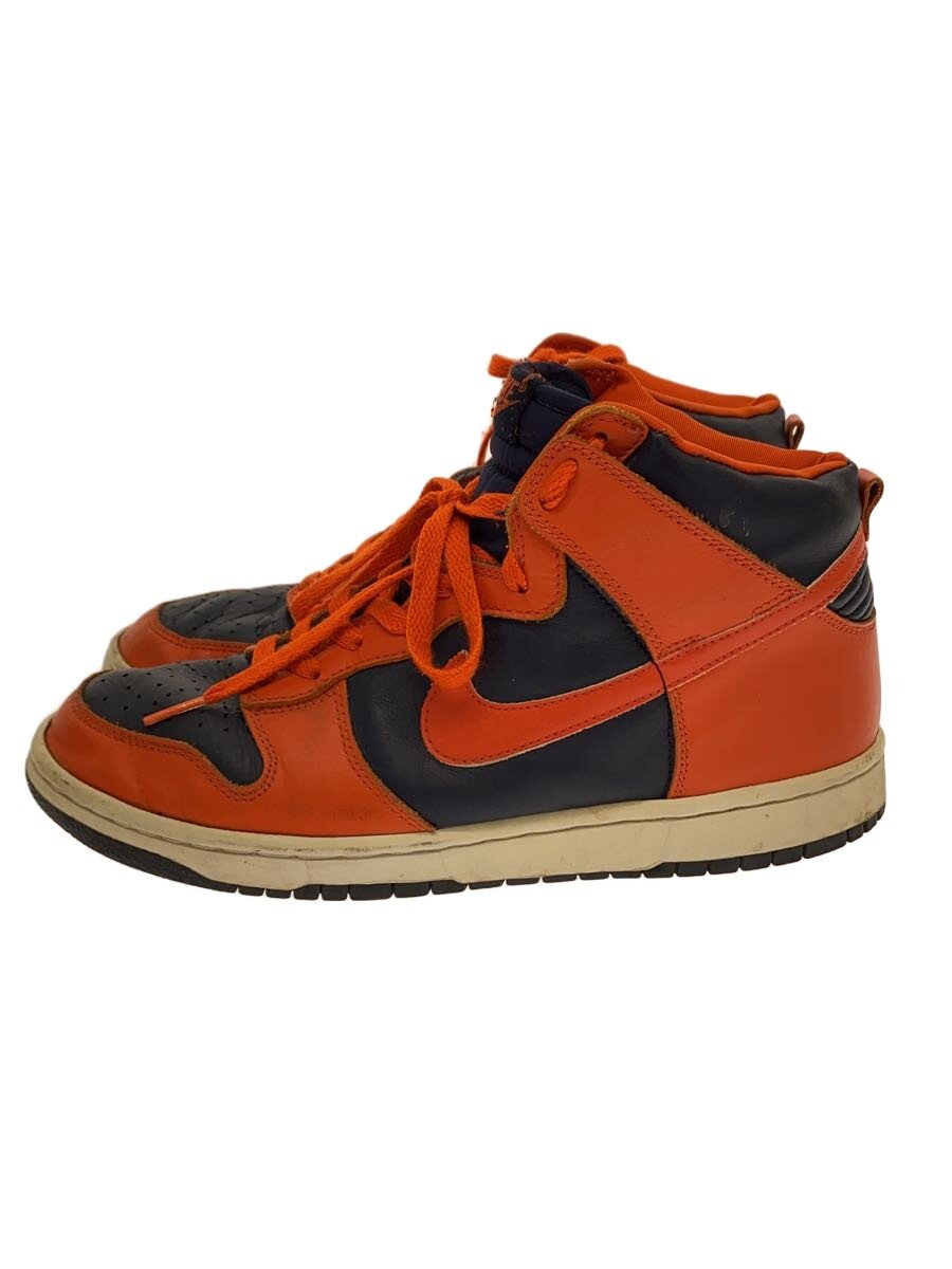 【中古】NIKE◆DUNK HIGH LE/ダンクハイ/オレンジ色/630335-481/27.5糎/ORN/90s【シューズ】